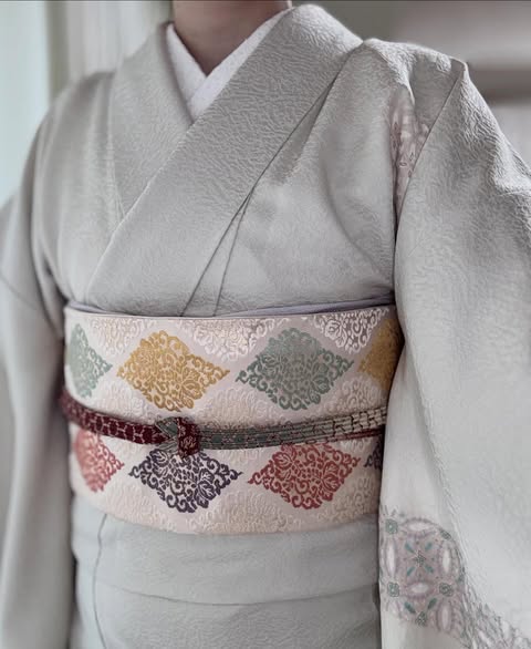 付け下げと袋帯のコーディネート