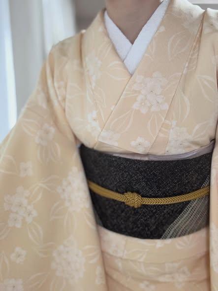 紫陽花の小紋