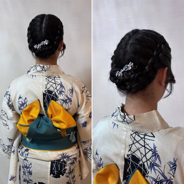 浴衣で夏祭り