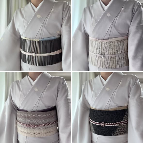 飛び柄小紋と名古屋帯